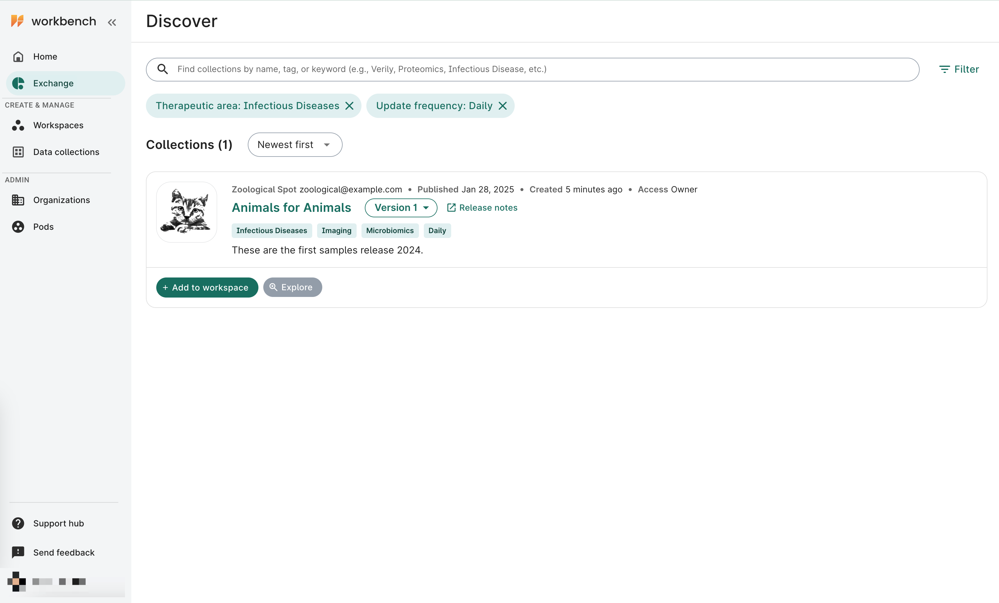 Data collection search
  result.